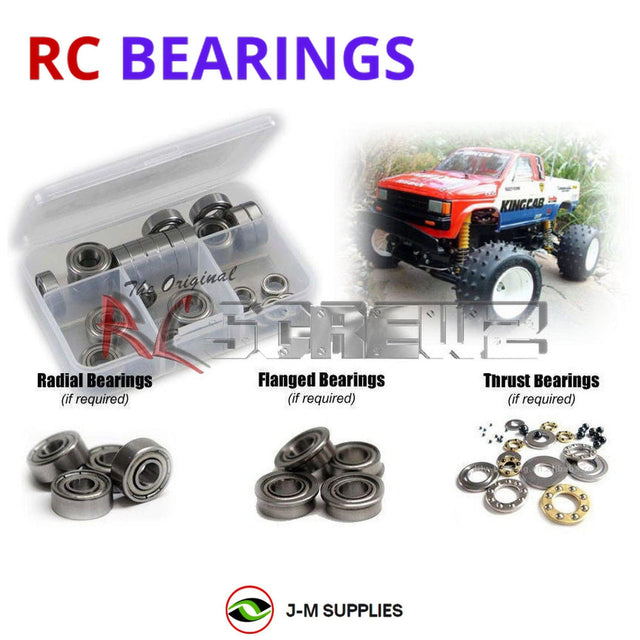 RCScrewZ Metal Shielded Bearing Kit tam083b for Tamiya Nissan King Cab 1/10 Electric 2WD Off-Road Pickup Truck (#58081) | SET