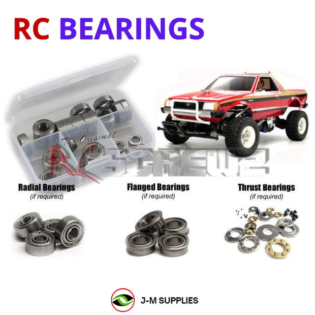 RCScrewZ Metal Shielded Bearing Kit tam090b for Tamiya Subaru Brat 1/10 Electric 2WD Off-Road Pickup Truck Re-Release (#58384, #84237, #47413) | SET
