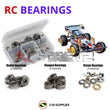 J-M SUPPLIES RC Parts Store - RCScrewZ Metal Shielded Bearing Kit tam097b for Tamiya Super Shot 1/10 Electric 4WD Off-Road Racing Buggy (#58054) | SET