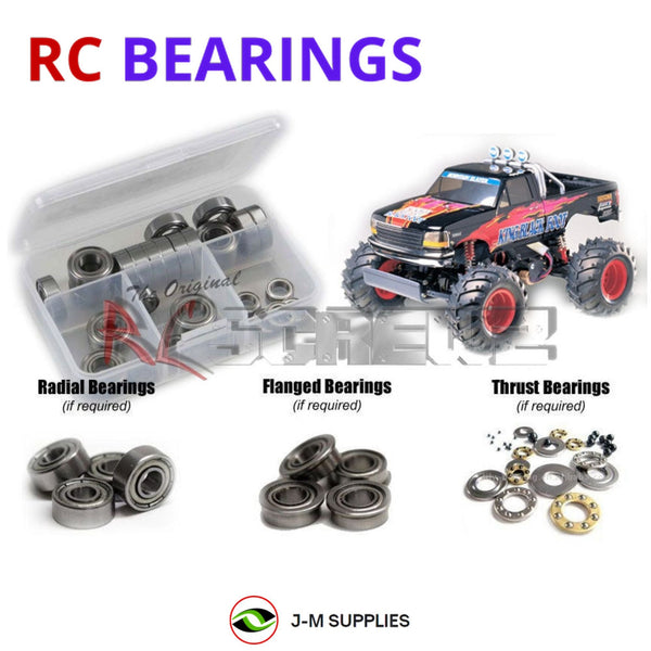 J-M SUPPLIES RC Parts Store - RCScrewZ Metal Shielded Bearing Kit tam102b for Tamiya King Blackfoot 1/10 Electric 2WD Monster Truck (#58192) | PRO