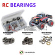 J-M SUPPLIES RC Parts Store - RCScrewZ Metal Shielded Bearing Kit tam102b for Tamiya King Blackfoot 1/10 Electric 2WD Monster Truck (#58192) | PRO