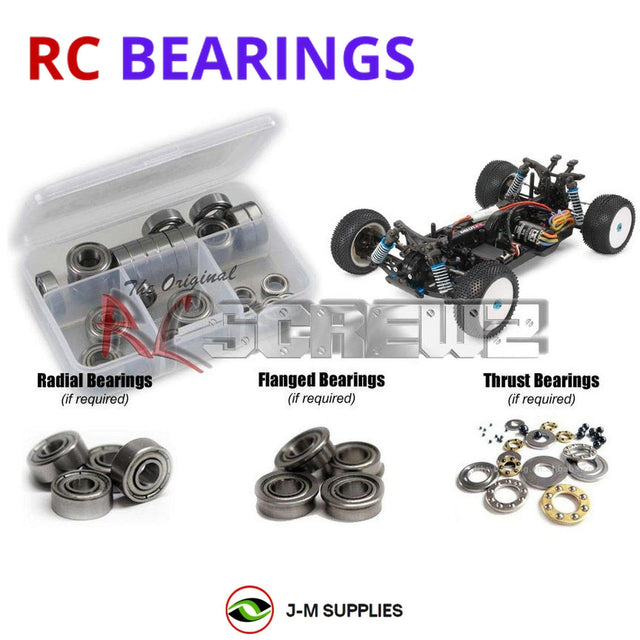 RCScrewZ Metal Shielded Bearing Kit tam130b for Tamiya DB01-R 1/10 Electric 4WD Off-Road Racing Buggy Chassis Kit (#84100) | SET