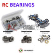 Representative image of an RCScrewZ metal-shielded bearing kit for Tamiya TB EVO.6 1/10 Electric 4WD Touring Car (84379); exact bearing sizes and quantities vary by RC model.