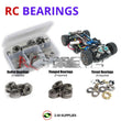 J-M SUPPLIES RC Parts Store - RCScrewZ Metal Shielded Bearing Kit tam164b for Tamiya M-05 Ver.II PRO 1/10 Electric 2WD FWD M-Chassis Kit (#58593) | UPG