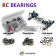 Representative image of an RCScrewZ metal-shielded bearing kit for Tamiya TRF211XM 1/10 Electric 2WD Off-Road Racing Buggy (42288); exact bearing sizes and quantities vary by RC model.