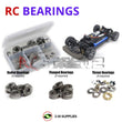 J-M SUPPLIES RC Parts Store - RCScrewZ Metal Shielded Bearing Kit tam211b for Tamiya TT-02 Type S 1/10 Touring (#58600) | SET