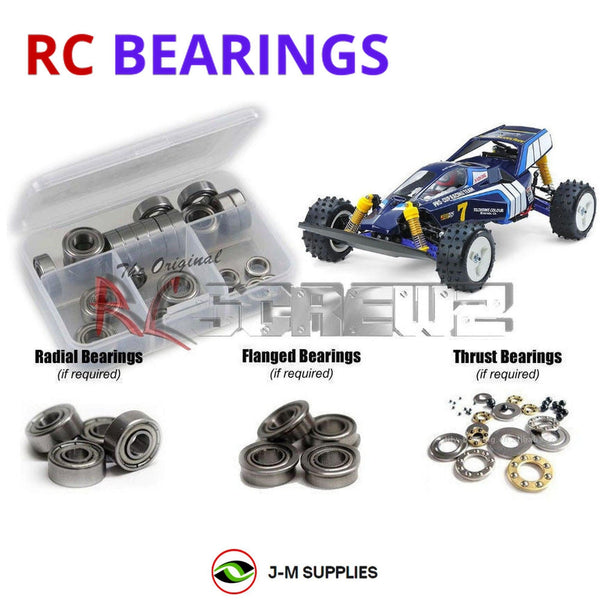 J-M SUPPLIES RC Parts Store - RCScrewZ Metal Shielded Bearing Kit tam224b for Tamiya Terra Scorcher 2020 1/10 Electric 4WD Off-Road Racing Buggy (#47442) | SET