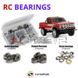 J-M SUPPLIES RC Parts Store - RCScrewZ Metal Shielded Bearing Kit tam226b for Tamiya Landfreeder CC-01 1/10 Electric 4WD Off-Road Truck (#58579) | UPG