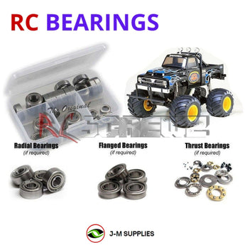 J-M SUPPLIES RC Parts Store - RCScrewZ Metal Shielded Bearing Kit tam231b for Tamiya Midnight Pumpkin 1/12 Electric 2WD Monster Truck (#58070) | UPG