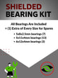 Upgrade Your RC Car with Metal Shielded Bearings for Tamiya Porsche 911 GT2 | tam257b - High Performance Upgrade | Durable & Reliable - by J-M SUPPLIES