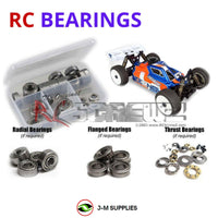 Representative image of an RCScrewZ metal-shielded bearing kit for Tekno NB48.4 1/8 Nitro 4WD Buggy (TKR8300); exact bearing sizes and quantities vary by RC model.