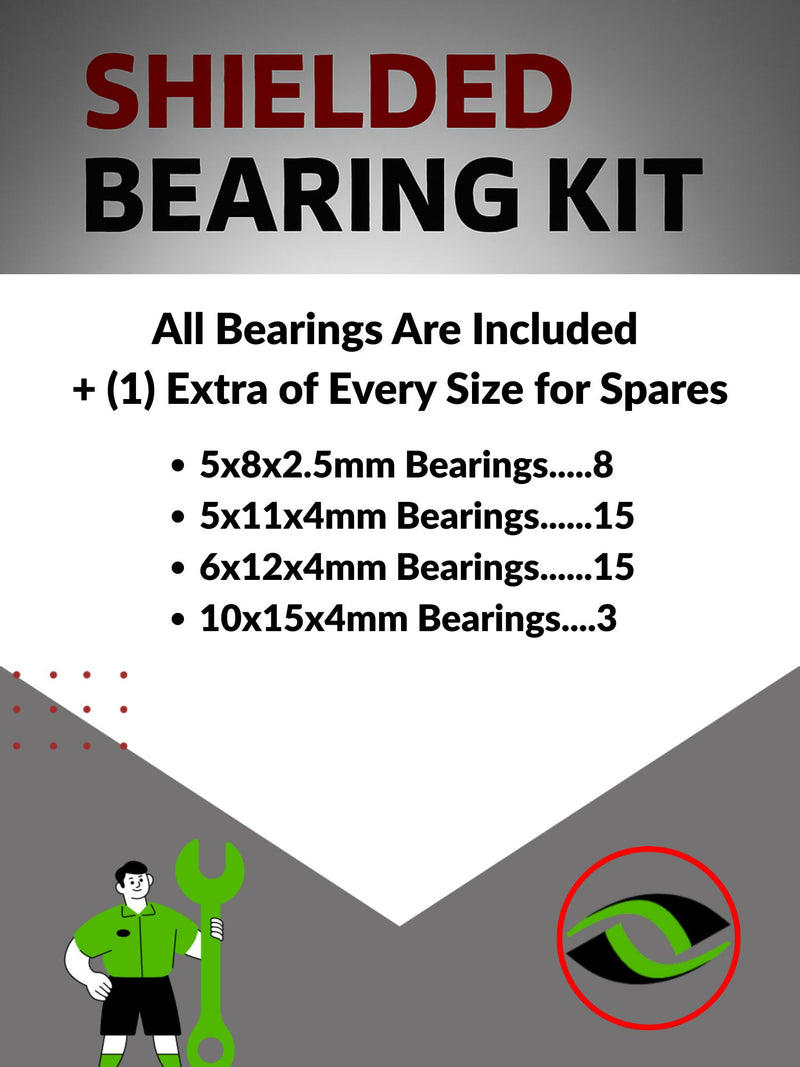 Upgrade Your RC Car with Metal Shielded Bearings for Traxxas S-Maxx SportMaxx | tra011b - High Performance Upgrade | Durable & Reliable - by J-M SUPPLIES