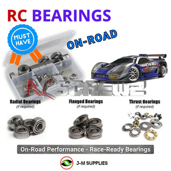 J-M SUPPLIES RC Parts Store - RCScrewZ Metal Shielded Bearing Kit tra019b for Traxxas 4-Tec 3.3 (#4809) | UPG