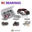 Representative image of an RCScrewZ metal-shielded bearing kit for Traxxas LaTrax Rally 1/18 Electric 4WD Rally Car (75054-5); exact bearing sizes and quantities vary by RC model.
