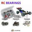 J-M SUPPLIES RC Parts Store - RCScrewZ Metal Shielded Bearing Kit tra064b for Traxxas Bandit VXL TSM Edition 1/10 Electric 2WD Off-Road Buggy (24076-3) | UPG