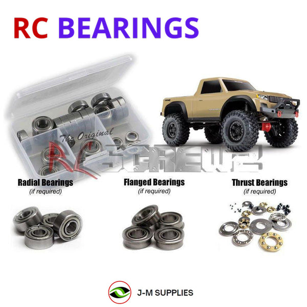J-M SUPPLIES RC Parts Store - RCScrewZ Metal Shielded Bearing Kit tra091b for Traxxas TRX-4 Sport 82024-4 RC Car | SET