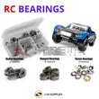 Representative image of an RCScrewZ metal-shielded bearing kit for Traxxas UDR 1/7 Electric 4WD Desert Truck (85086-4); exact bearing sizes and quantities vary by RC model.
