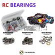J-M SUPPLIES - RCScrewZ Metal Shielded Bearing Kit tra123b for Traxxas Maxx Slash 6S SC Truck (#102076-4) | PRO - 