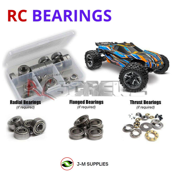 J-M SUPPLIES RC Parts Store - RCScrewZ Metal Shielded Bearing Kit tra135b for Traxxas Rustler 4X4 VXL-3S 1/10 Electric 4WD Stadium Truck (67376-4) | UPG