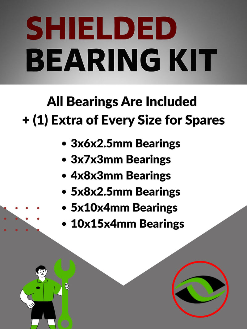 Upgrade Your RC Car with Metal Shielded Bearings for Traxxas X-Series Sand Car | tra149b - High Performance Upgrade | Durable & Reliable - by J-M SUPPLIES