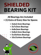 Upgrade Your RC Car with Metal Shielded Bearings for Traxxas X-Series Sand Car | tra149b - High Performance Upgrade | Durable & Reliable - by J-M SUPPLIES