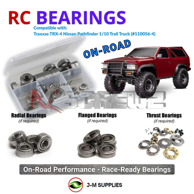 RCScrewZ Metal Shielded Bearing Kit tra154b for Traxxas TRX-4 1988 Nissan Pathfinder 1/10 Electric 4WD Trail Crawler (110056-4) | SET