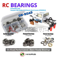 Representative image of an RCScrewZ metal-shielded bearing kit for Vanquish VRD Mullet Kit 1/10 Comp Crawler (VPS09014); exact bearing sizes and quantities vary by RC model.