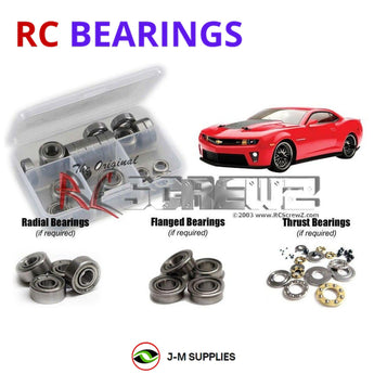J-M SUPPLIES RC Parts Store - RCScrewZ Metal Shielded Bearing Kit vat006b for Vaterra Camaro RS/ZL1 RC Car | RCX