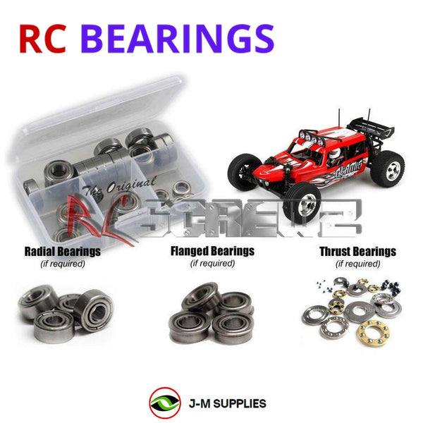 J-M SUPPLIES RC Parts Store - RCScrewZ Metal Shielded Bearing Kit vat007b for Vaterra Glamis Fear 1/8 2WD SandRail Buggy | UPG