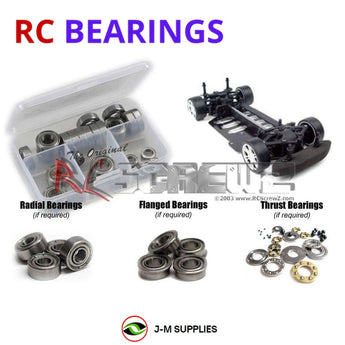 J-M SUPPLIES RC Parts Store - RCScrewZ Metal Shielded Bearing Kit xra004b for XRAY M18 #380000 RC Car | RCX