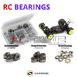 J-M SUPPLIES RC Parts Store - RCScrewZ Metal Shielded Bearing Kit yok018b for Yokomo YZ-2 Buggy 2wd #B-YZ2 RC Car | SET