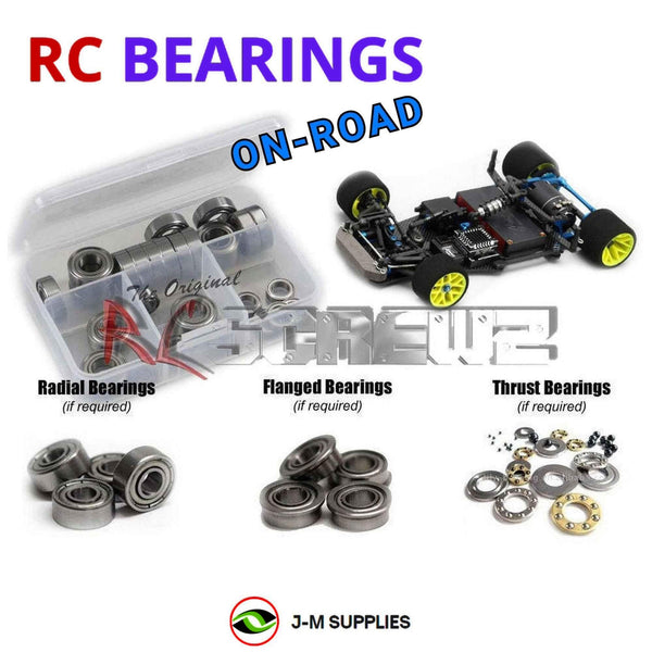 J-M SUPPLIES RC Parts Store - RCScrewZ Metal Shielded Bearing Kit yok020b for Yokomo R12 C3 / C3.1 Electric 1/12 Pan Car | RCX