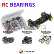 J-M SUPPLIES RC Parts Store - RCScrewZ Metal Shielded Bearing Kit yok024b for Yokomo YRX-12 RC Car | SET