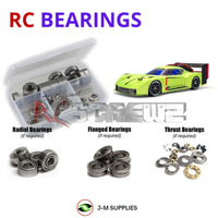 J-M SUPPLIES - RCScrewZ Metal Shielded Bearings ara043b for Arrma Vendetta 3s BLX 1/8 Racer (ARA4319V3T1/T2) | RCX - 