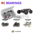 J-M SUPPLIES - RCScrewZ Metal Shielded Bearings ara055b for Arrma Kraton 6s BLX 1/8 EXtreme Bash (ARA8708) MT | UPG - 