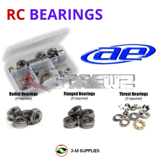 J-M SUPPLIES RC Parts Store - RCScrewZ Metal Shielded Bearings asc108b for Associated RC10T (7001 / 7011 / 7014) (Original) | PRO
