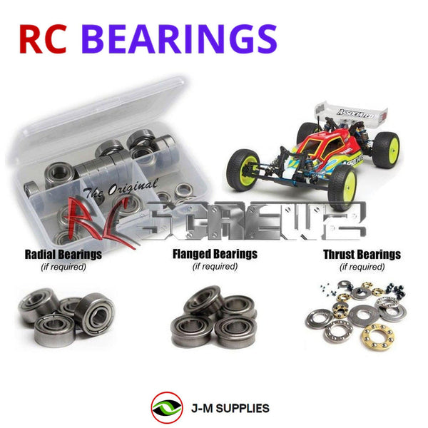 J-M SUPPLIES - RCScrewZ Metal Shielded Bearings ass050b for Associated B4.2 RTR/Factory 1/10 2WD (#9042) | PRO - 