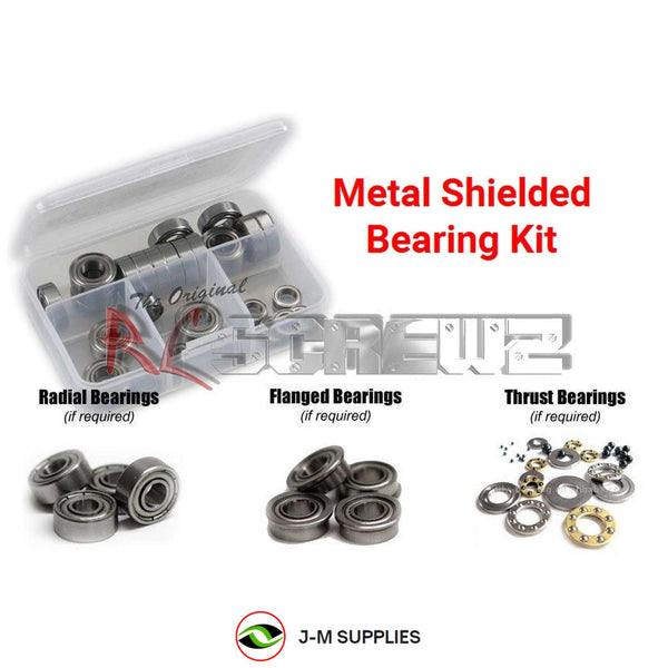 J-M SUPPLIES RC Parts Store - RCScrewZ Metal Shielded Bearings cap007b for Capricorn RC LAB P12 1/12th | SET