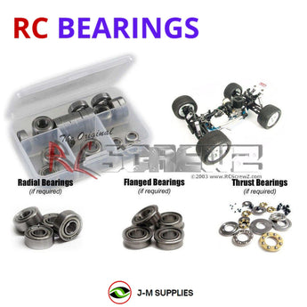 J-M SUPPLIES RC Parts Store - RCScrewZ Metal Shielded Bearings cen024b for CEN Racing Matrix R3 1/8th Truggy RC Car | SET
