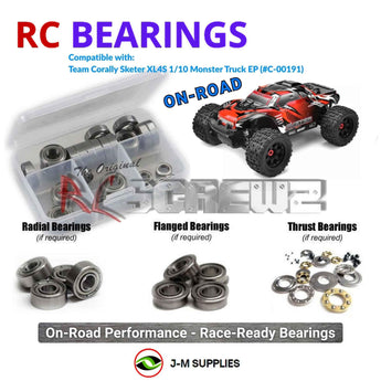 J-M SUPPLIES RC Parts Store - RCScrewZ Metal Shielded Bearings cor026b for Team Corally Sketer XL4S 1/10 Monster (#C-00191) | RCX