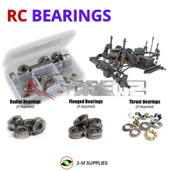 J-M SUPPLIES - RCScrewZ Metal Shielded Bearings ele010b for Element RC Enduro Trail Truck Kit 2 (#40114) | SET - 