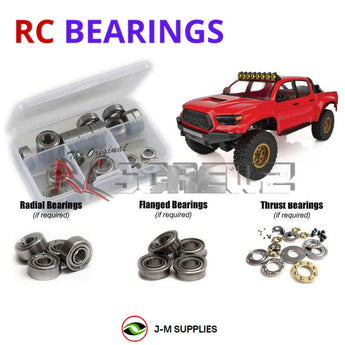 J-M SUPPLIES - RCScrewZ Metal Shielded Bearings ele013b for Element RC Enduro Trail Truck Knightwalker #40121 | SET - 