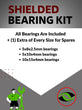 Infographic: 'Choose Wisely for Your Need for Speed' – Highlights Metal Shielded Bearings as the top choice for unbeatable on-road RC car performance - 