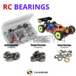 J-M SUPPLIES - RCScrewZ Metal Shielded Bearings los143b for Team Losi 8IGHT-X/E 2.0 Combo 1/8 4X4 (TLR04012) | RCX - 