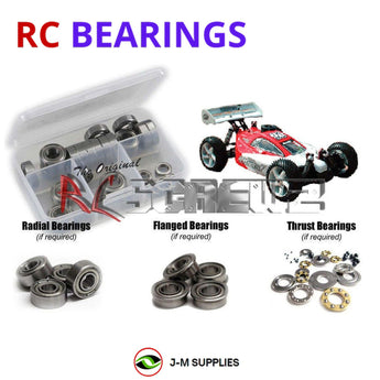 J-M SUPPLIES RC Parts Store - RCScrewZ Metal Shielded Bearings ofn003b for Ofna Hyper 7/Pro 1/8 Nitro 4WD Buggy (#14326) | SET