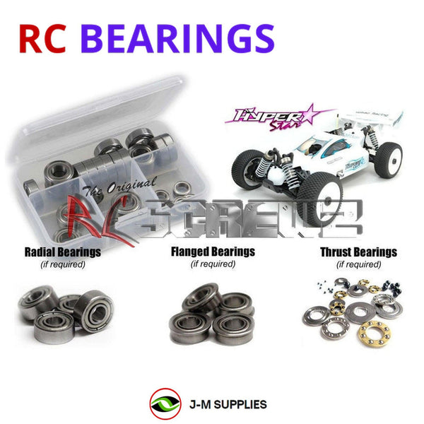 J-M SUPPLIES RC Parts Store - RCScrewZ Metal Shielded Bearings ofn006b for Ofna Hyper Star 1/8th Nitro 4WD Buggy (#14354) | SET