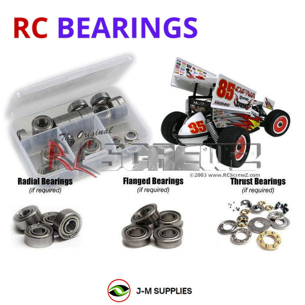 J-M SUPPLIES RC Parts Store - RCScrewZ Metal Shielded Bearings ofn079b for Ofna/Hobao Hyper Sprint 1/8 #14334 RC Car | SET