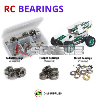 J-M SUPPLIES RC Parts Store - RCScrewZ Metal Shielded Bearings ofn086b for Ofna/Hobao Hyper 8 Sprint Car 1/8th RC Car | SET