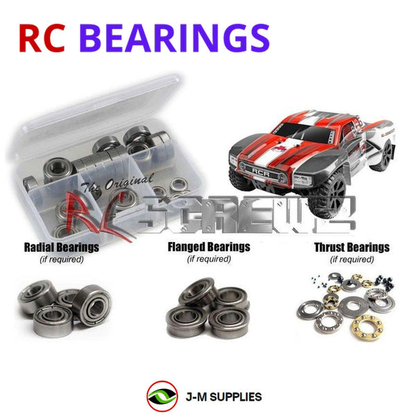 J-M SUPPLIES RC Parts Store - RCScrewZ Metal Shielded Bearings rcr045b for RedCat Racing Blackout SC RTR/Pro 1/10 SC Truck | UPG