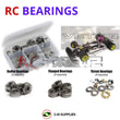 Representative image of an RCScrewZ metal-shielded bearing kit for Serpent Veteq 1/8th Nitro #901000; exact bearing sizes and quantities vary by RC model.